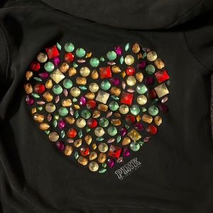 Vintage PINK detailed back with rhinestones